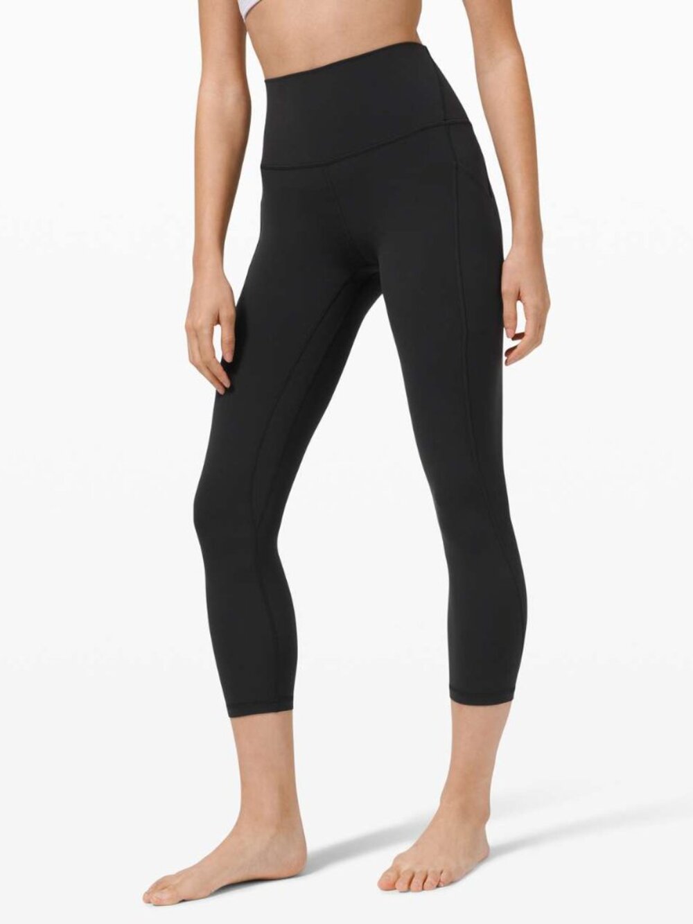 Lululemon Women's Align High Rise Crop with Pockets 23" - Black